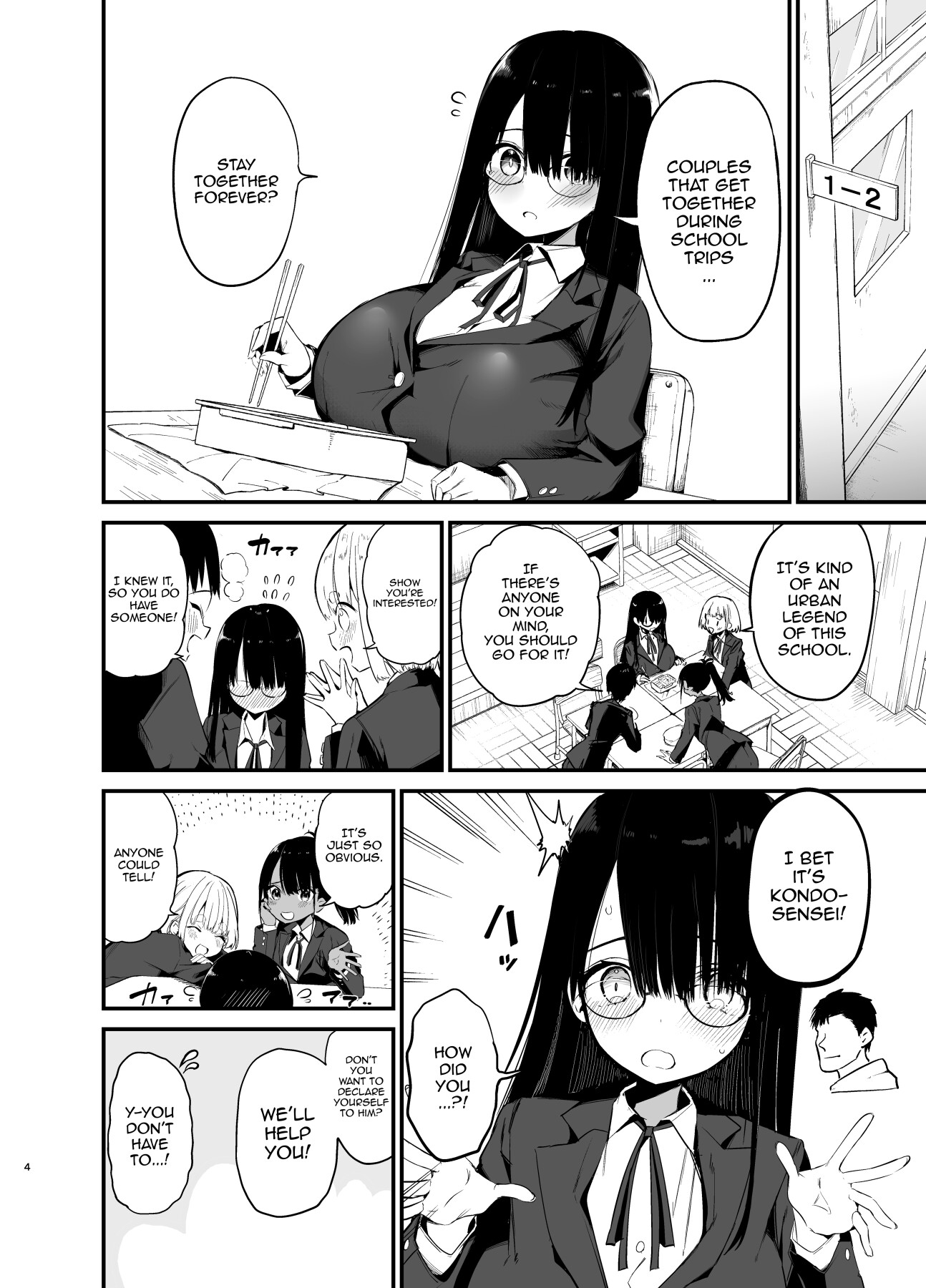 Hentai Manga Comic-Introverted K-cup girl 4-Read-4